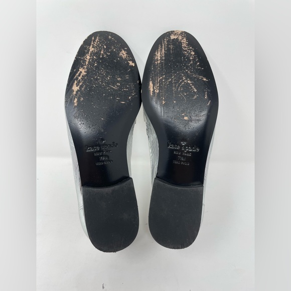 Kate Spade New York METALLIC SILVER Women's Genevieve Loafers, US 7.5 - Picture 11 of 14